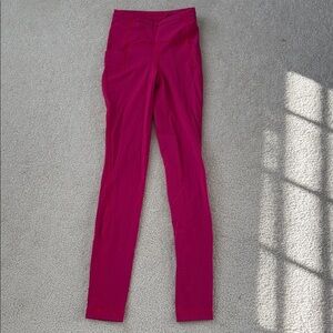 Lululemon Vibrant Pink High-Waisted Leggings